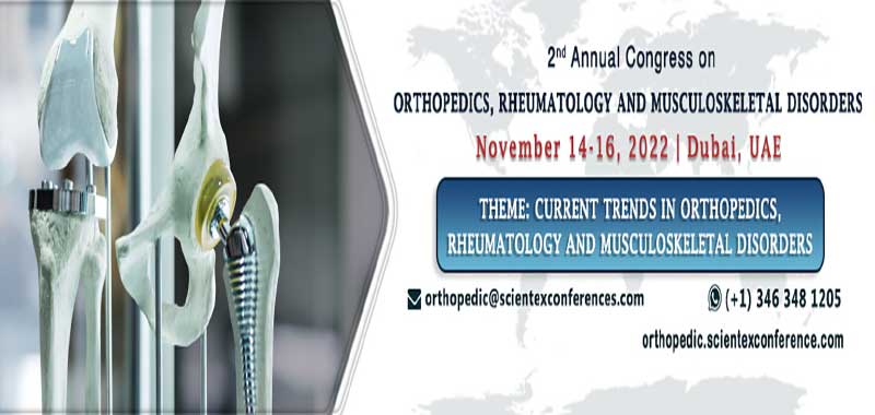 2nd Annual Conference on Orthopedics, Rheumatology and Musculoskeletal Disorders