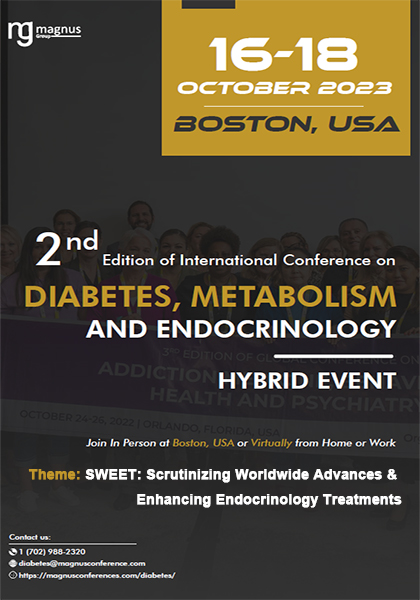 2nd Edition Of International Conference On Diabetes, Metabolism And ...