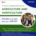 4th-Edition-of-Global-Conference-on-Agriculture-and-Horticulture-(Agri-2024)