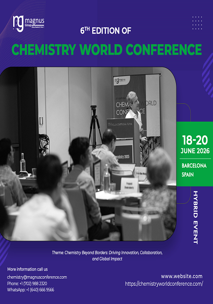 6th Edition of Chemistry World Conference (Chemistry 2026)