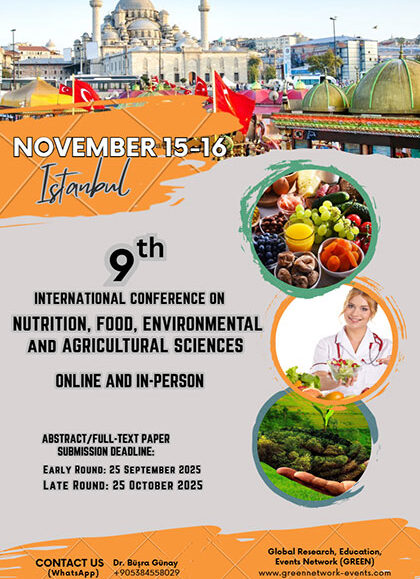 9th-International-Conference-on-Nutrition,-Food,-Environmental-&-Agricultural-Sciences-(ICNFEAS25)