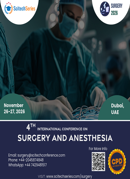 4th International Conference on Surgery and Anesthesia (Surgery 2026)