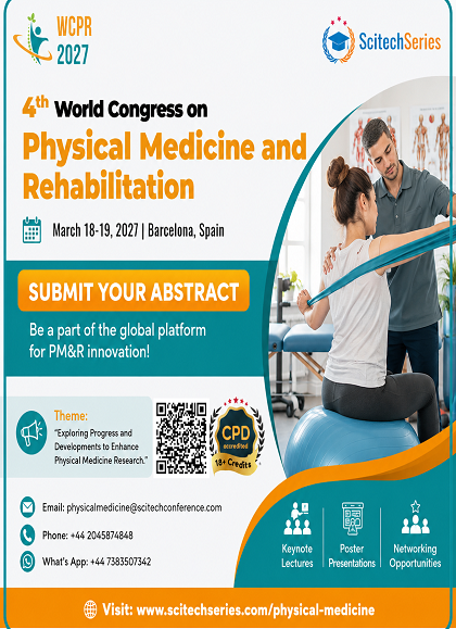 4th World Congresson Physical Medicine and Rehabilitation (WCPR 2027)