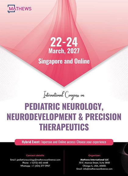 International-Congress-on-Pediatric-Neurology,-Neurodevelopment-&-Precision-Therapeutics-(PedsNeuro-2027)