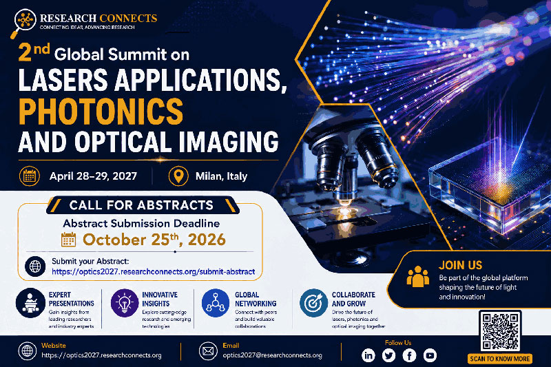 2nd-Global-summit-on-Lasers-Applications,-photonics-and-Optical-Imaging-(Optics2027)