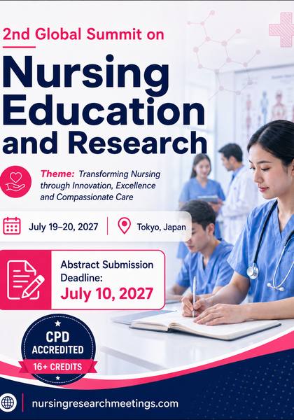 2nd Global Summit on Nursing Education and Research (Nursing Research Meetings 2027)