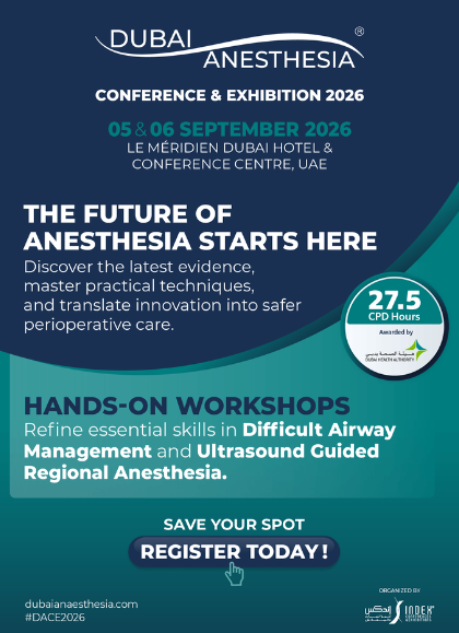 Dubai Anaesthesia Conference and Exhibition (DACE 2026)