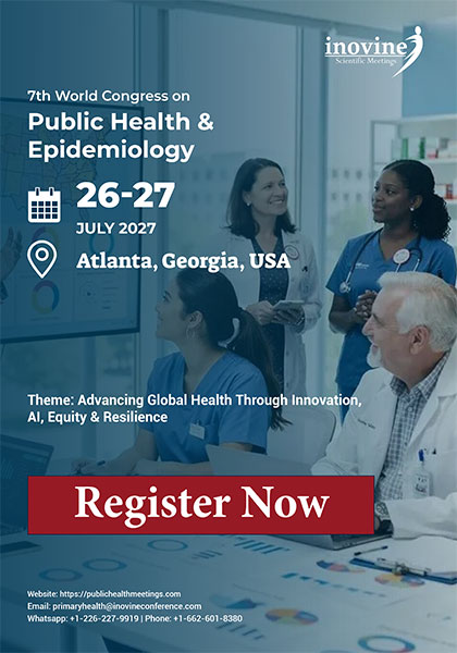 7th World Congress on Public Health & Epidemiology (WCPHE 2027)