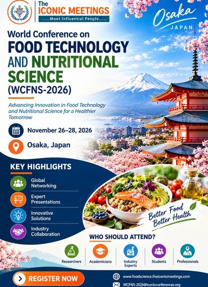 World Conference on Food Technology and Nutritional Science (WCFNS-2026)