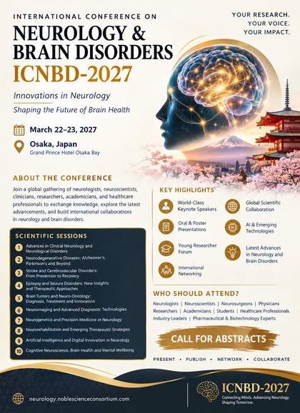 International Conference on Neurology and Brain Disorders (ICNBD-2027)