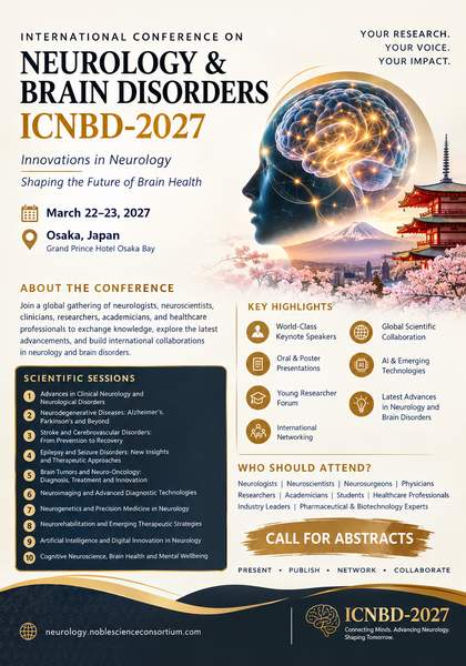 International Conference on Neurology and Brain Disorders (ICNBD-2027)