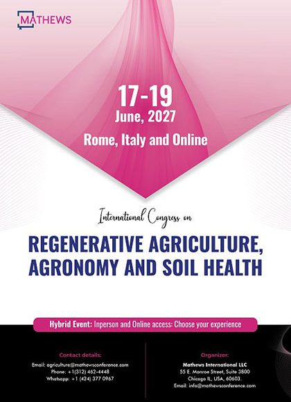 International-Congress-on-Regenerative-Agriculture,-Agronomy-and-Soil-Health-2027